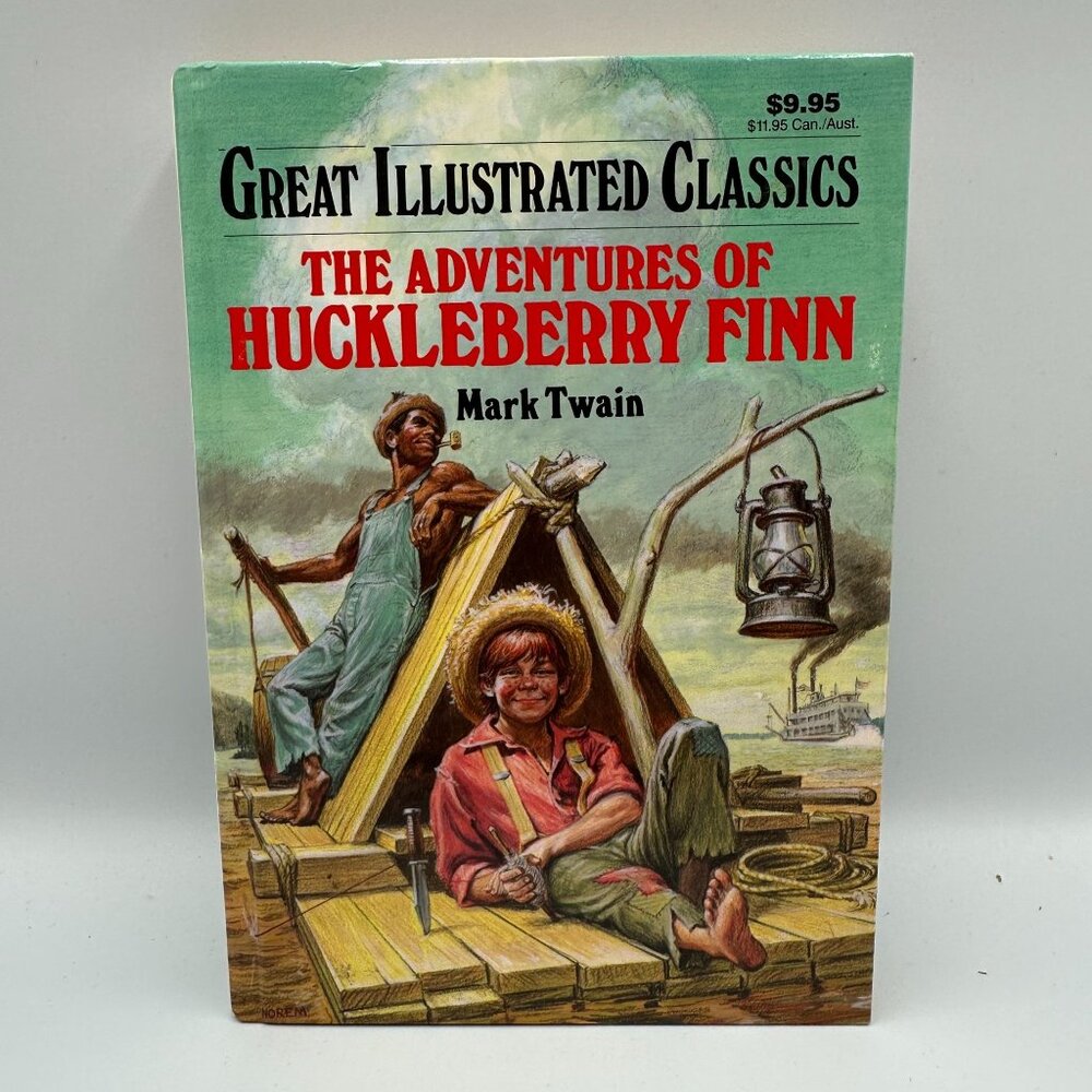 The Adventures Of Huckleberry Finn Mark Twain Hardback Great Illustrated Classic